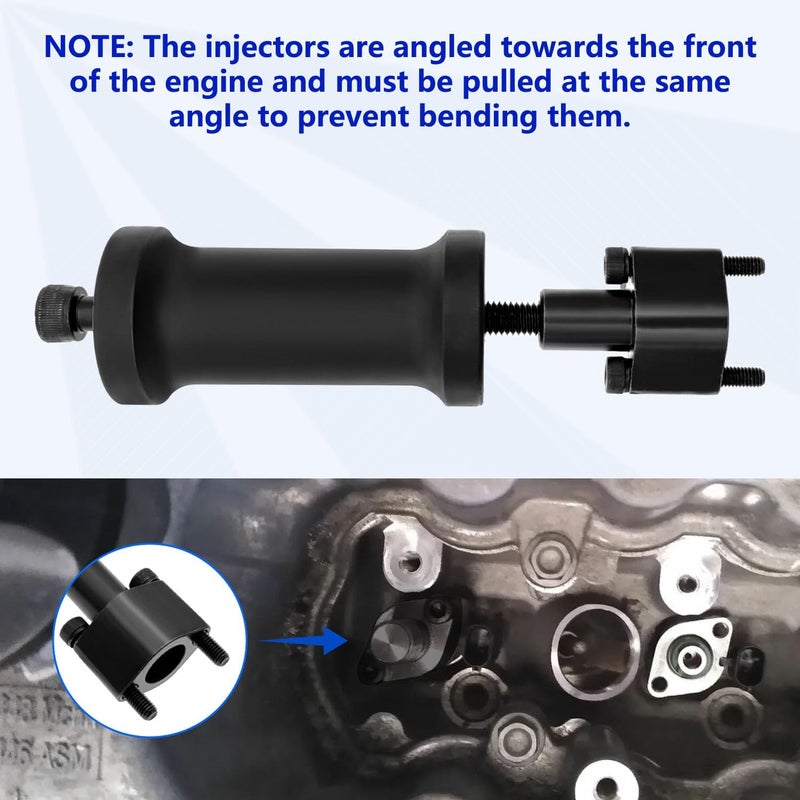 ZKTOOL Fuel Injector Puller Removal Tool - Compatible with GM, Buick, Vauxhall, Opel & MG Direct 1.0L, 1.4L, 1.5L Injection Petrol, OEM TEN00140 - Image 4